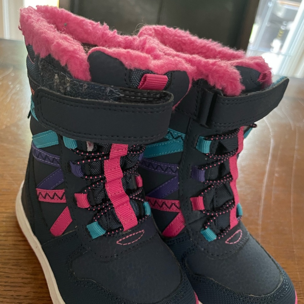 Merrell Pink and Blue Rain & Snow Boots Weather-Resistant
